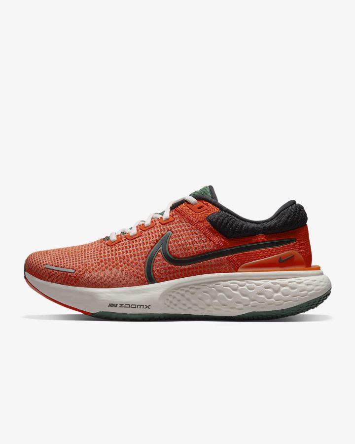 Zapatillas Running Nike ZoomX Invincible Run Flyknit 2 Road Hombre Naranjas Verde Negras | IFMJE-7426