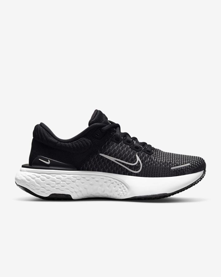 Zapatillas Running Nike ZoomX Invincible Run Flyknit 2 Road Mujer Negras Blancas | MTAPX-9283