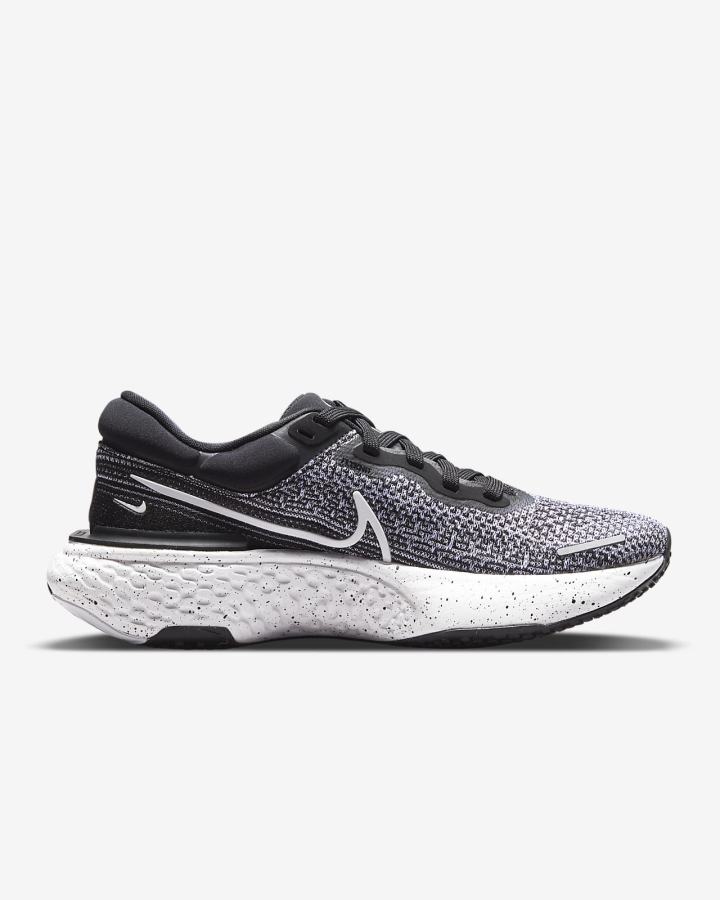 Zapatillas Running Nike ZoomX Invincible Run Flyknit Road Mujer Blancas Negras Blancas | OVZTJ-0562