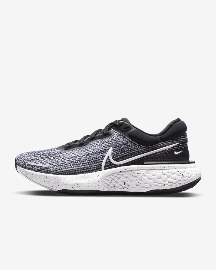Zapatillas Running Nike ZoomX Invincible Run Flyknit Road Mujer Blancas Negras Blancas | OVZTJ-0562