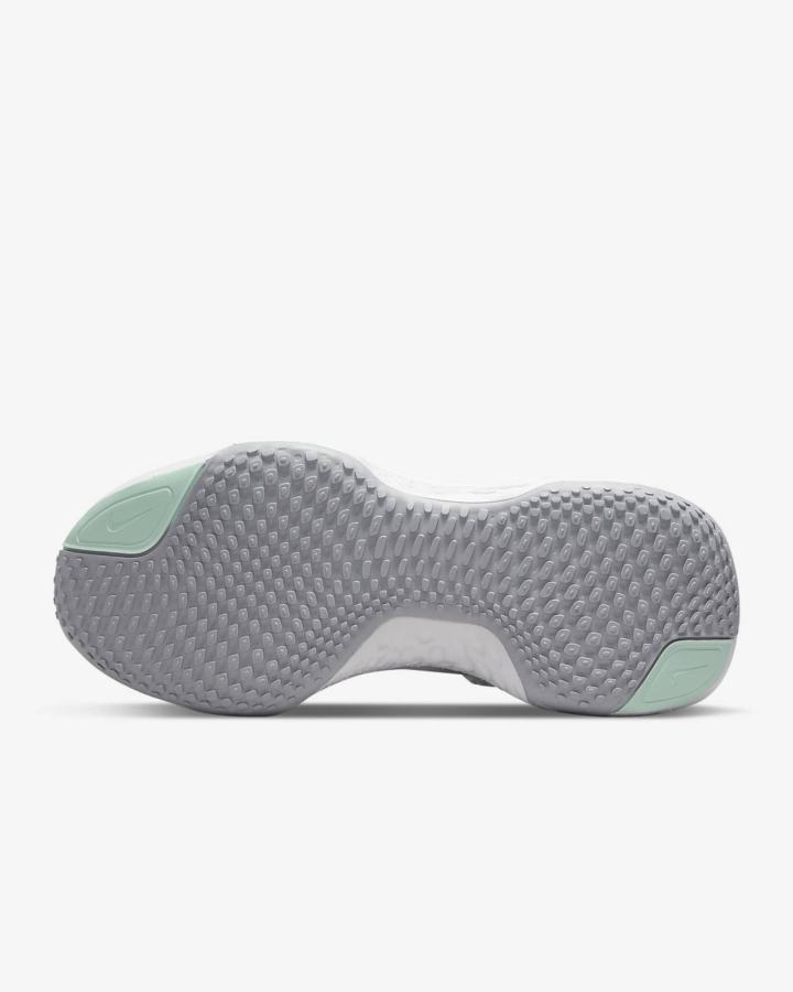 Zapatillas Running Nike ZoomX Invincible Run Flyknit 2 Road Mujer Verde Metal Plateadas Verde Menta Blancas | UZXAH-1475