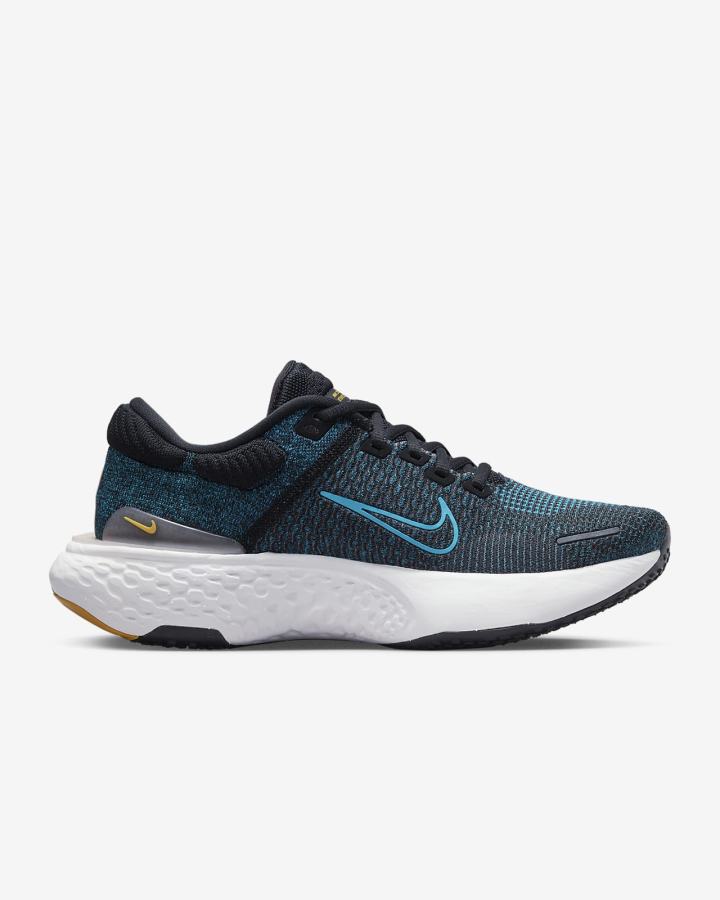 Zapatillas Running Nike ZoomX Invincible Run Flyknit 2 Road Hombre Negras Azules Blancas | WLGIE-3467