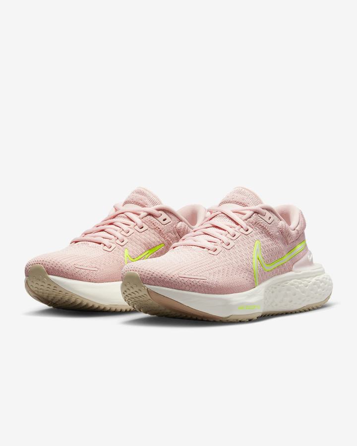 Zapatillas Running Nike ZoomX Invincible Run Flyknit 2 Road Mujer Rosas | XKFZQ-6548