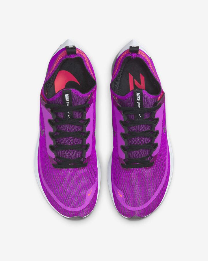 Zapatillas Running Nike Zoom Fly 4 Road Mujer Moradas Rojas Gris Negras | ALKYR-4381