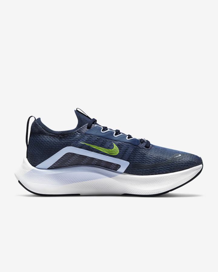 Zapatillas Running Nike Zoom Fly 4 Road Mujer Azul Marino Azules Claro | ROIPU-2670