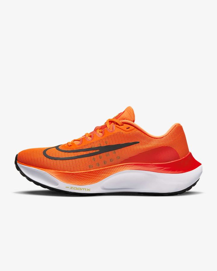 Zapatillas Running Nike Zoom Fly 5 Road Hombre Naranjas Rojas Claro Blancas Negras | KSUXW-7961