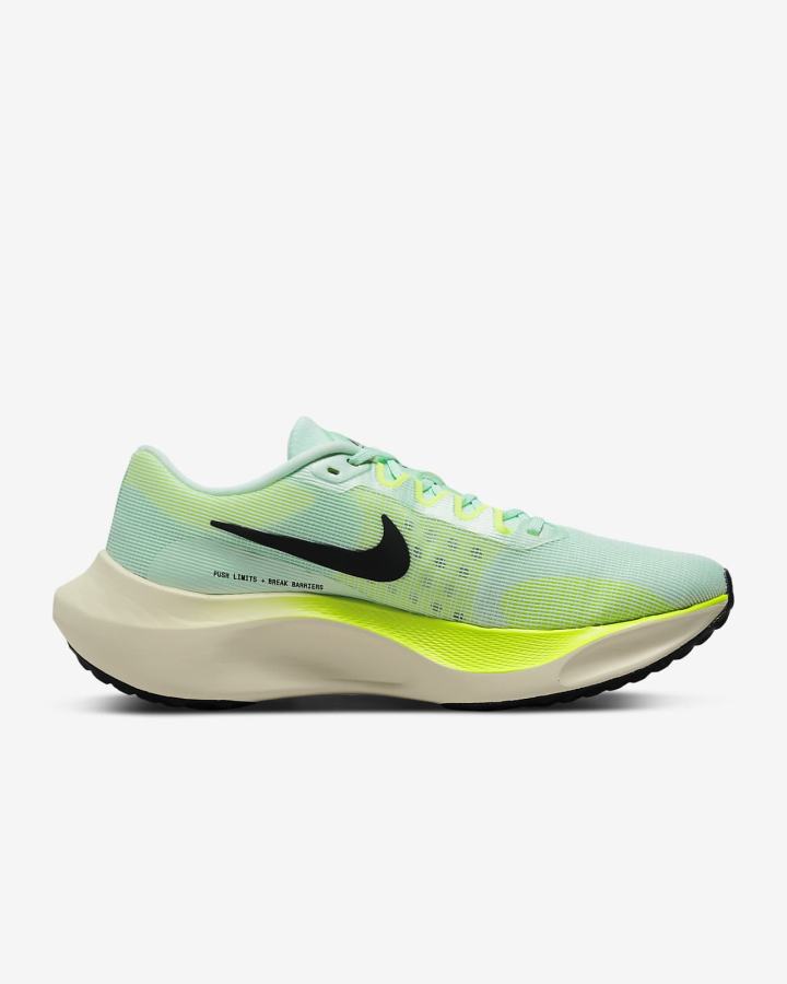Zapatillas Running Nike Zoom Fly 5 Road Hombre Verde Menta Verde Moradas | MBDCI-8509