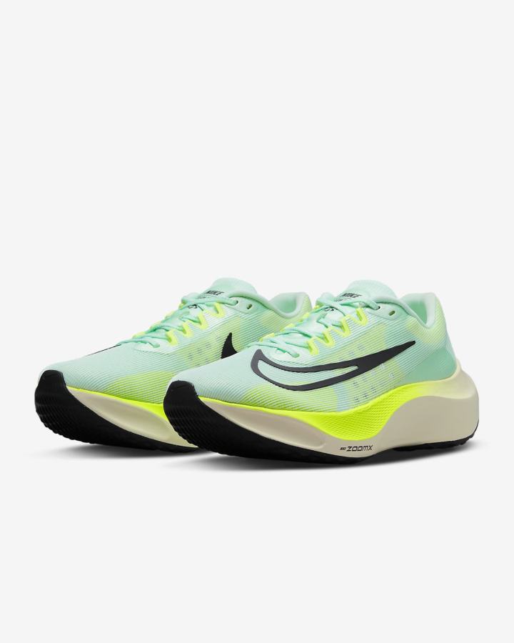 Zapatillas Running Nike Zoom Fly 5 Road Hombre Verde Menta Verde Moradas | MBDCI-8509