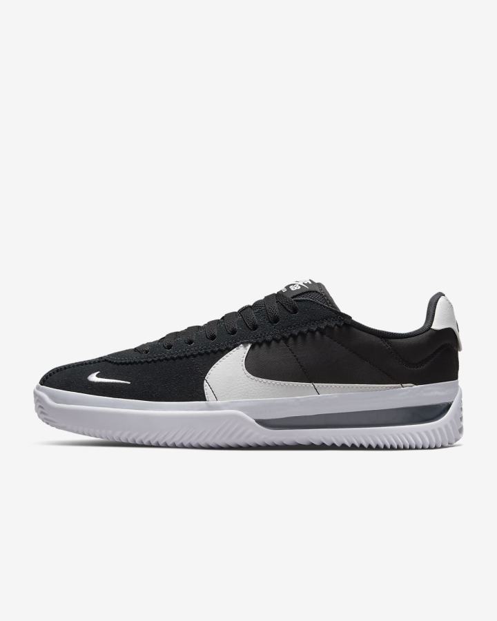 Zapatillas Skate Nike BRSB Hombre Negras Blancas | UHZFA-1234