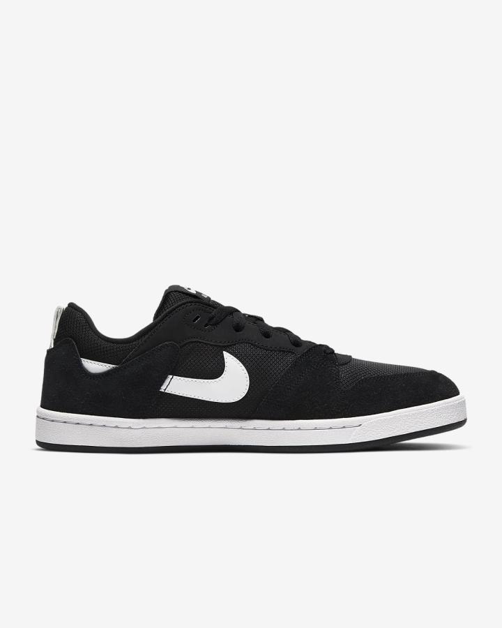 Zapatillas Skate Nike SB Alleyoop Hombre Negras Blancas | HXUWE-2583