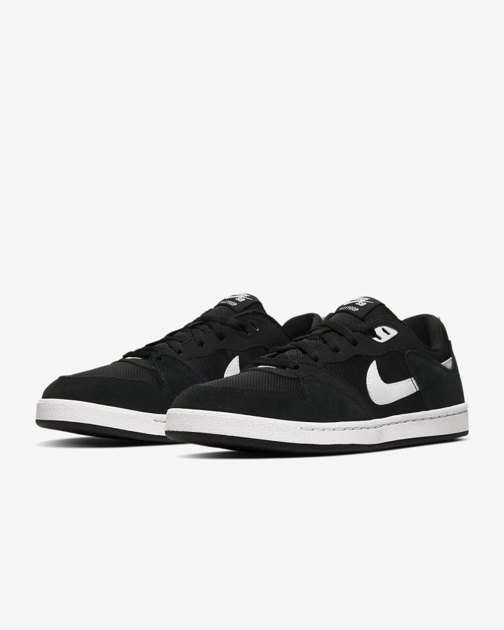 Zapatillas Skate Nike SB Alleyoop Hombre Negras Blancas | HXUWE-2583