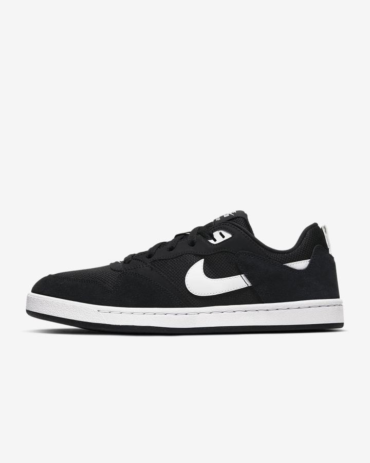 Zapatillas Skate Nike SB Alleyoop Hombre Negras Blancas | HXUWE-2583
