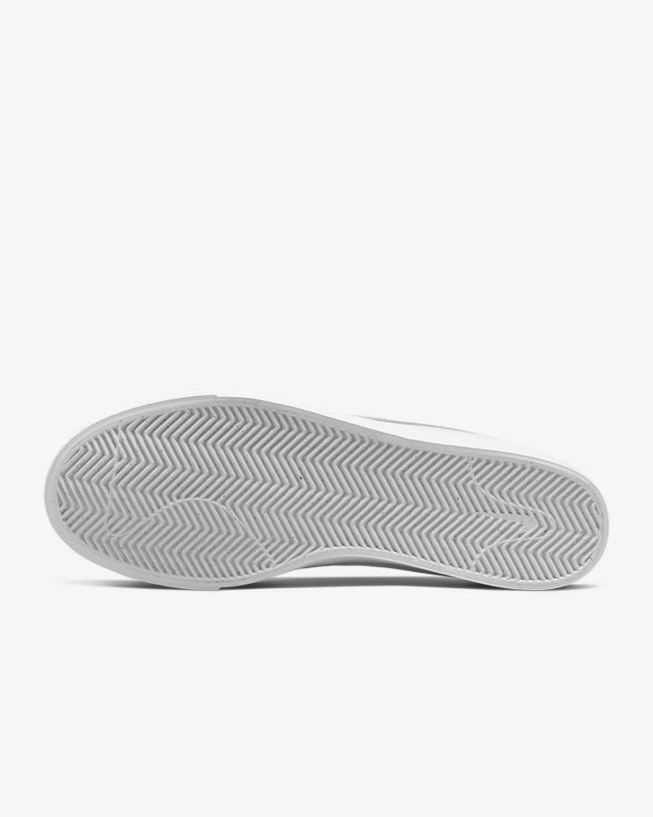 Zapatillas Skate Nike SB BLZR Court Mujer Beige Claro Azules Blancas | RJLNF-5827