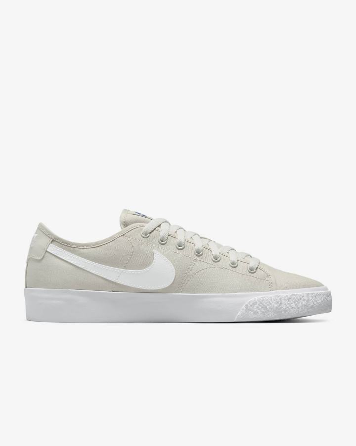 Zapatillas Skate Nike SB BLZR Court Mujer Beige Claro Azules Blancas | RJLNF-5827