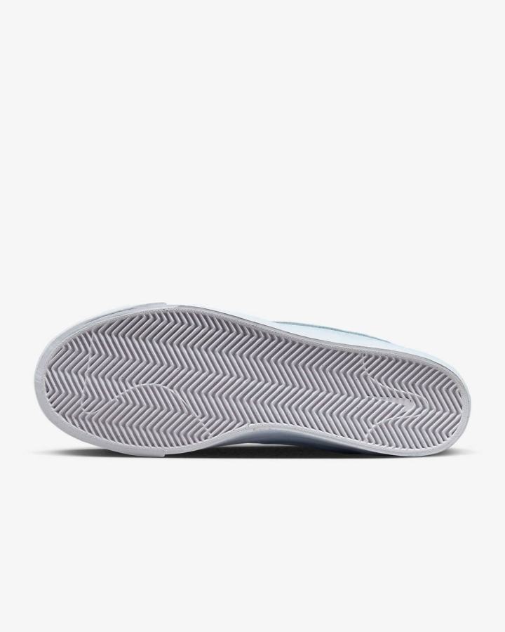 Zapatillas Skate Nike SB Blazer Court Mid PRM Hombre Azules Blancas Azules | VPOLY-9823