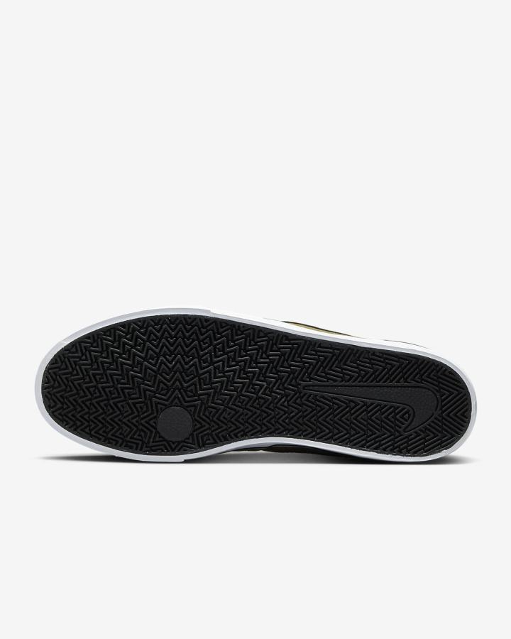 Zapatillas Skate Nike SB Chron 2 Canvas Mujer Blancas Negras | JCAGK-2698