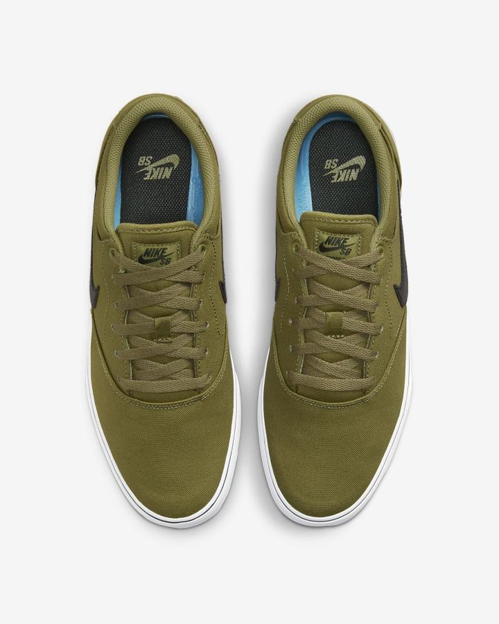 Zapatillas Skate Nike SB Chron 2 Canvas Mujer Blancas Negras | JCAGK-2698