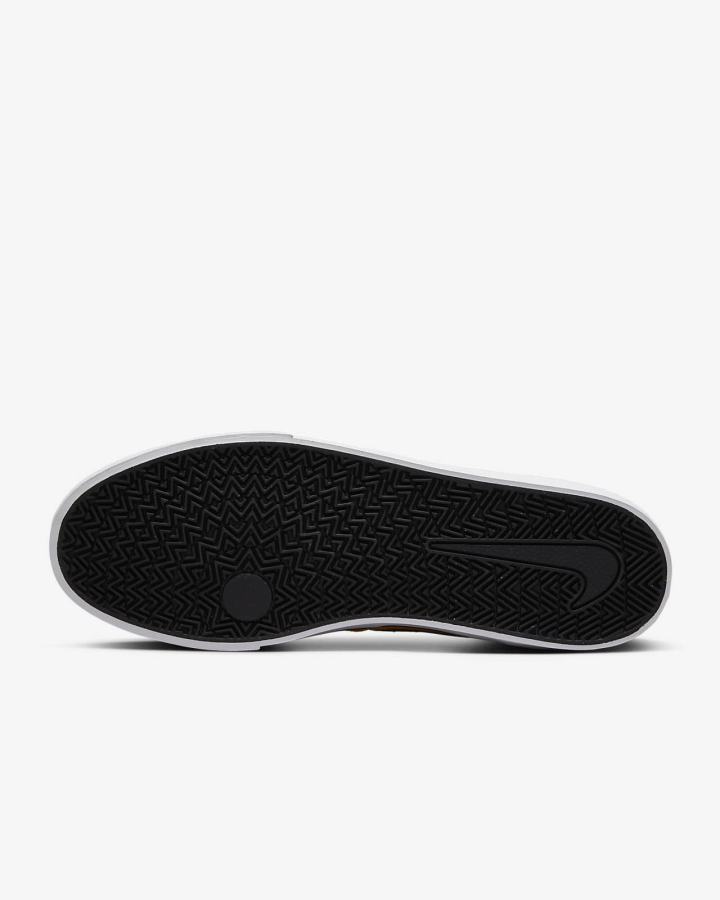 Zapatillas Skate Nike SB Chron 2 Canvas Hombre Doradas Blancas Negras | MPFKB-1608