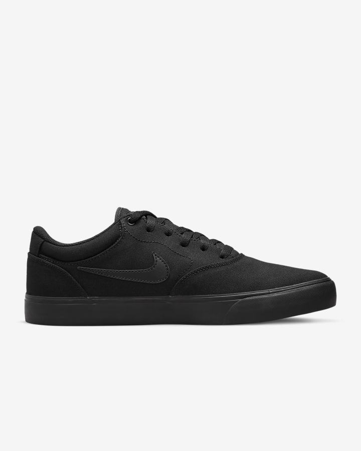 Zapatillas Skate Nike SB Chron 2 Canvas Mujer Negras | NEMIV-4156