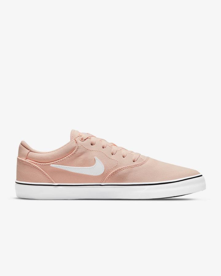Zapatillas Skate Nike SB Chron 2 Canvas Mujer Naranjas Blancas | OBSJH-6837