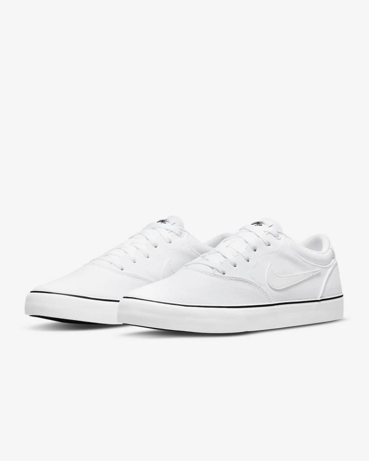 Zapatillas Skate Nike SB Chron 2 Canvas Mujer Blancas | STVWB-6231