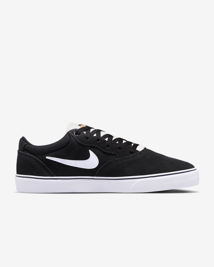 Zapatillas Skate Nike SB Chron 2 Hombre Negras Blancas | HSTNM-9308