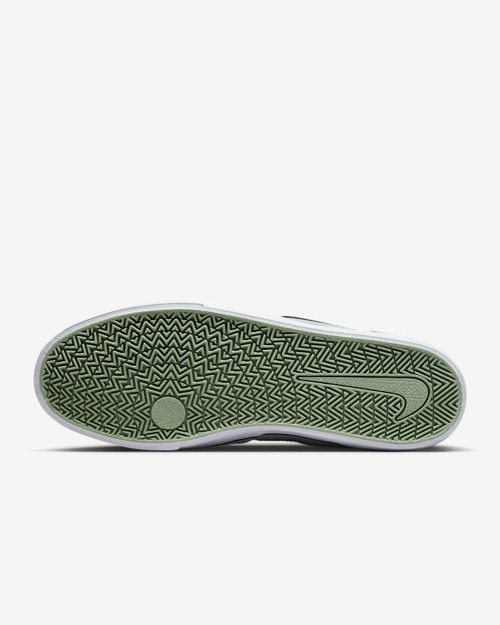 Zapatillas Skate Nike SB Chron 2 Hombre Verde Blancas Negras | LHWAD-9486