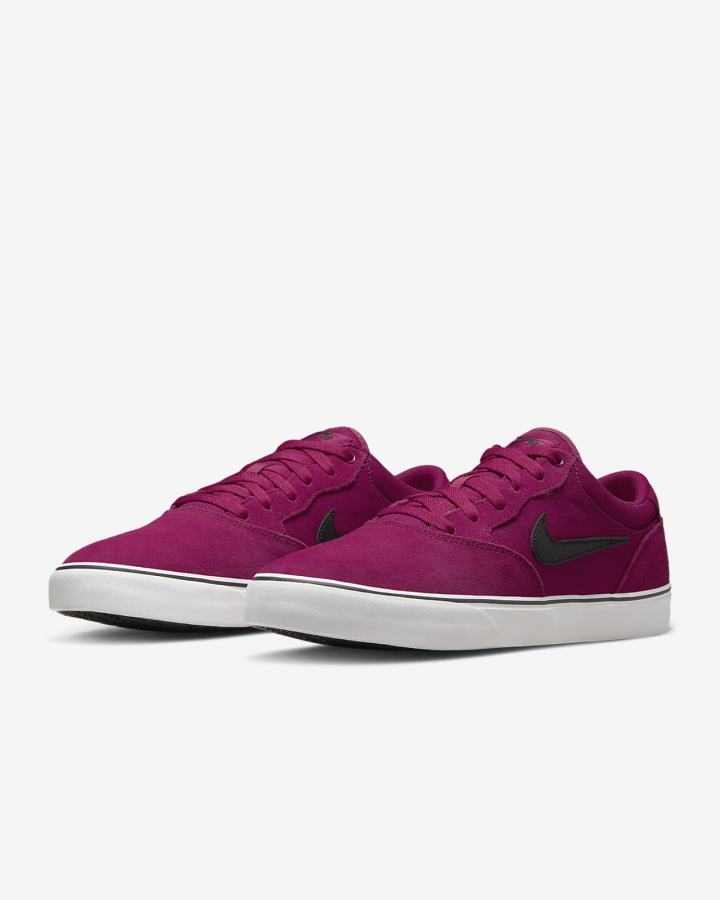 Zapatillas Skate Nike SB Chron 2 Hombre Blancas Negras | MZKRE-7682