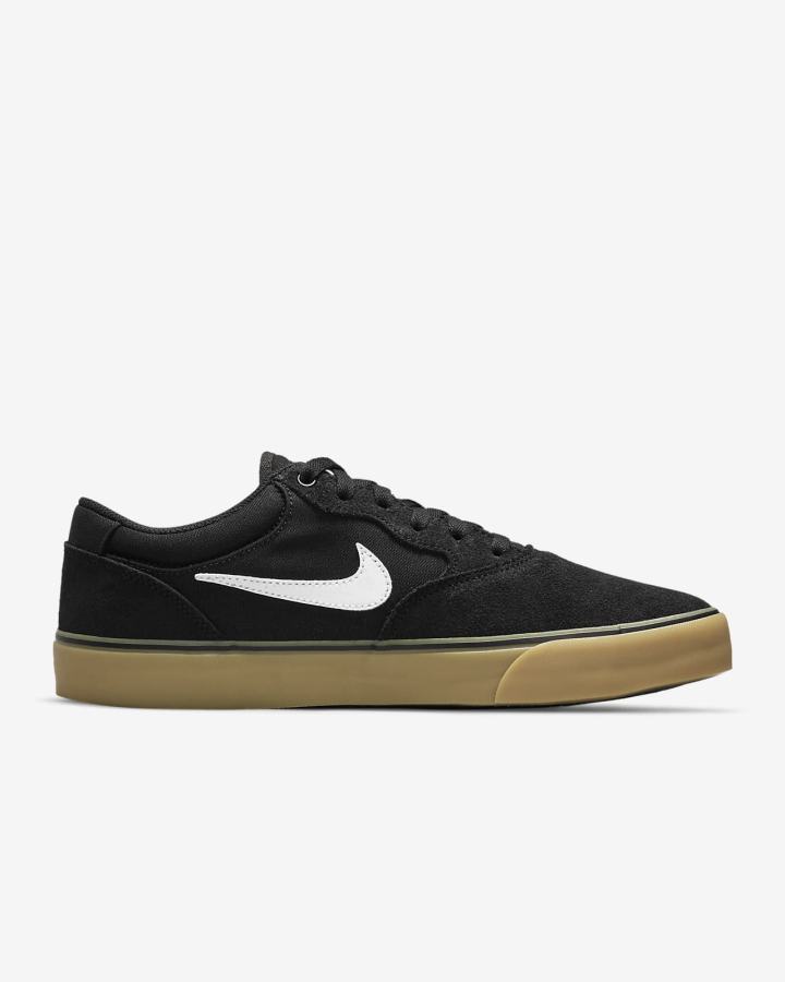 Zapatillas Skate Nike SB Chron 2 Mujer Negras Marrones Claro Blancas | FIWPC-9842