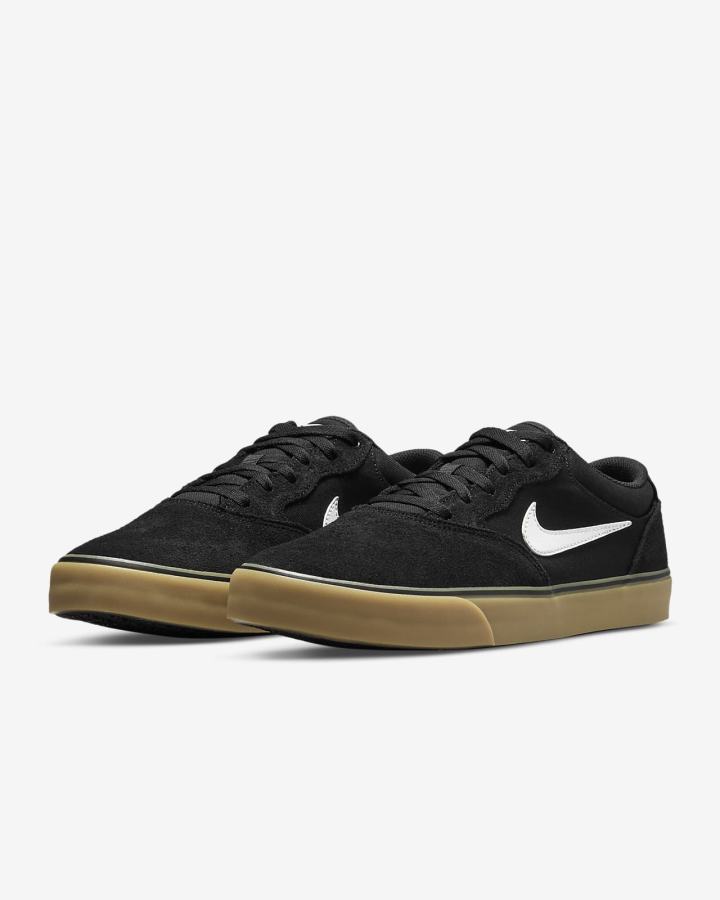 Zapatillas Skate Nike SB Chron 2 Mujer Negras Marrones Claro Blancas | FIWPC-9842