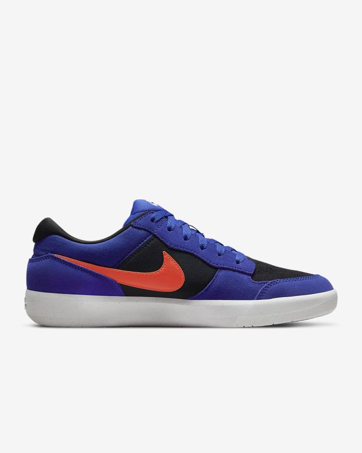 Zapatillas Skate Nike SB Force 58 Hombre Negras Naranjas | IOVEG-1497
