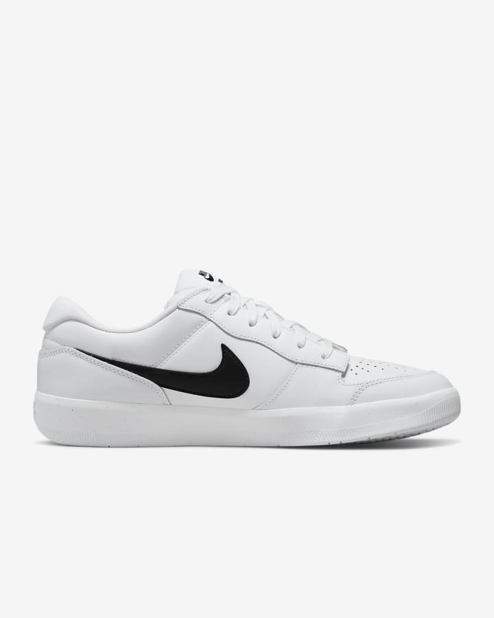 Zapatillas Skate Nike SB Force 58 Premium Hombre Blancas Negras | PAGLT-6859