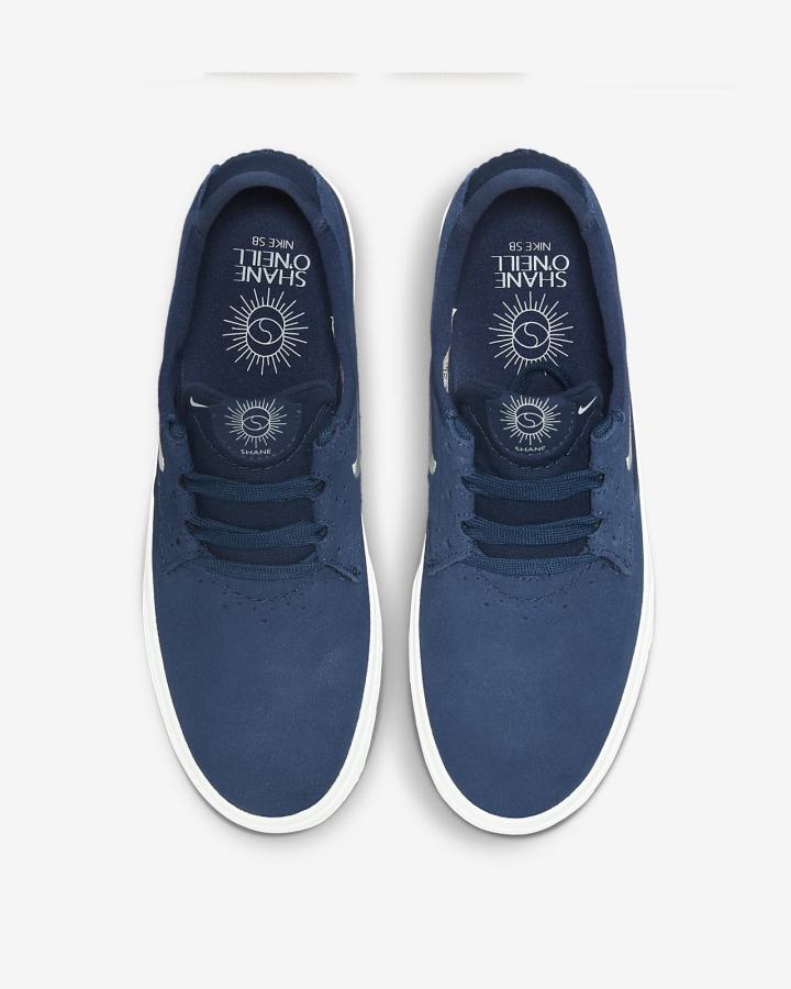Zapatillas Skate Nike SB Shane Hombre Azul Marino Verde | VAEJD-1238