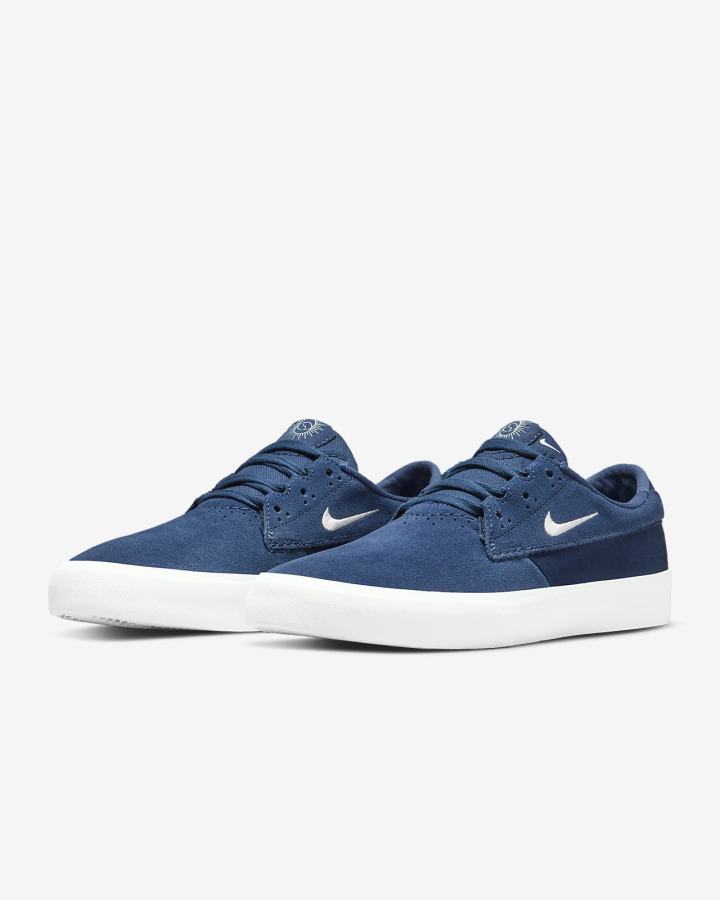 Zapatillas Skate Nike SB Shane Hombre Azul Marino Verde | VAEJD-1238
