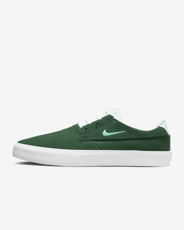 Zapatillas Skate Nike SB Shane Hombre Verde Blancas | WJZRT-5309