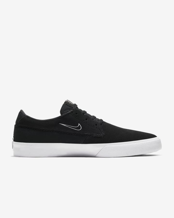 Zapatillas Skate Nike SB Shane Mujer Negras Blancas | PGFMZ-4873