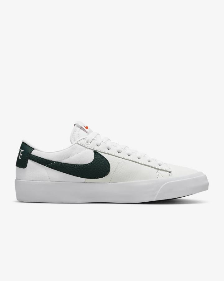 Zapatillas Skate Nike SB Zoom Blazer Low Pro GT Hombre Blancas Verde | QSBHU-0514