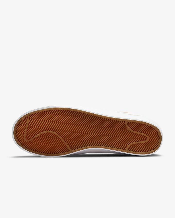 Zapatillas Skate Nike SB Zoom Blazer Low Pro GT Hombre Beige Rojas Blancas | YSQOD-7508