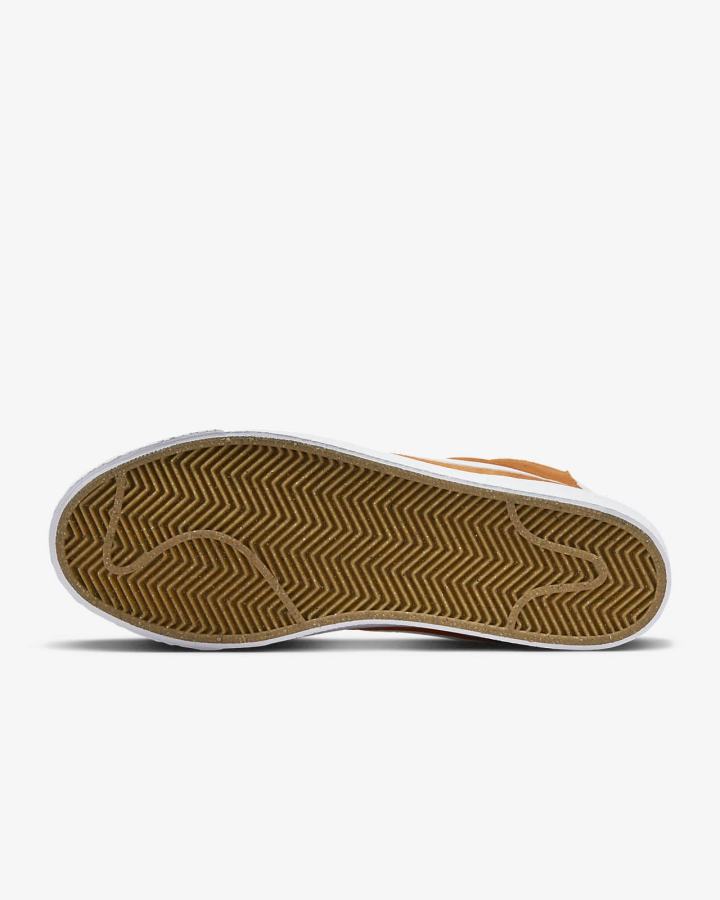 Zapatillas Skate Nike SB Zoom Blazer Mid Hombre Naranjas Blancas | SOQLH-9583
