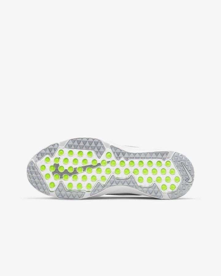 Zapatillas de Beisbol Nike Alpha Huarache 3 Turf Kids Niño Blancas Gris | MJGKS-4067