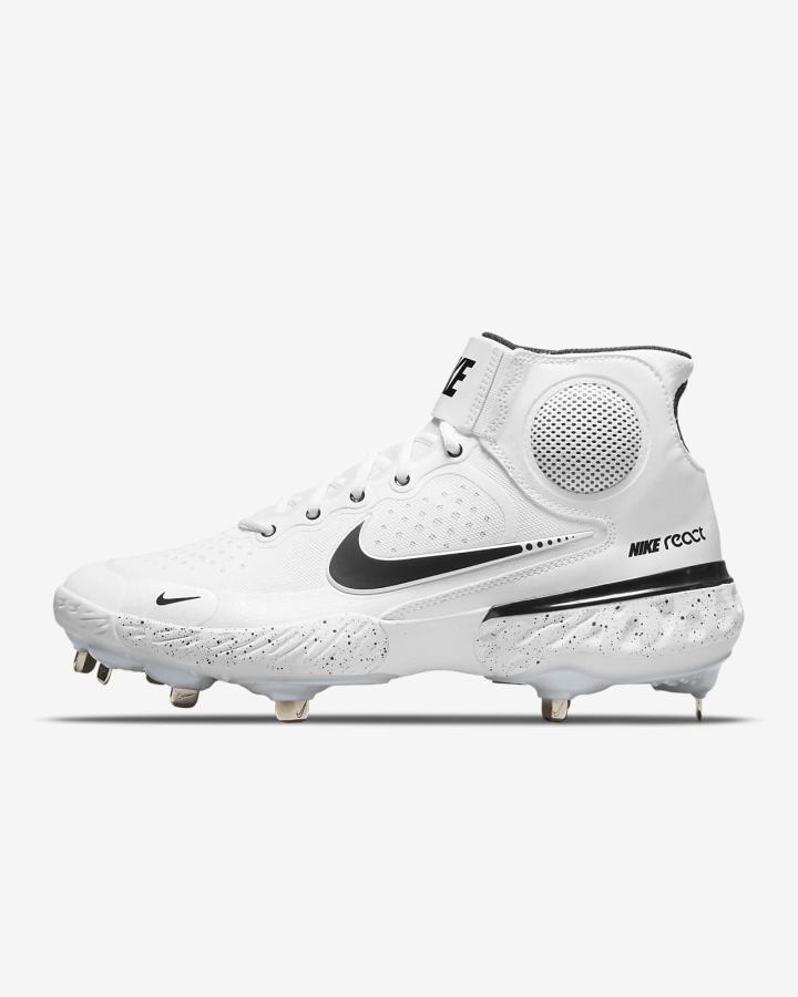 Zapatillas de Beisbol Nike Alpha Huarache Elite 3 Mid Hombre Blancas Rojas Claro Negras | PNSDK-3278