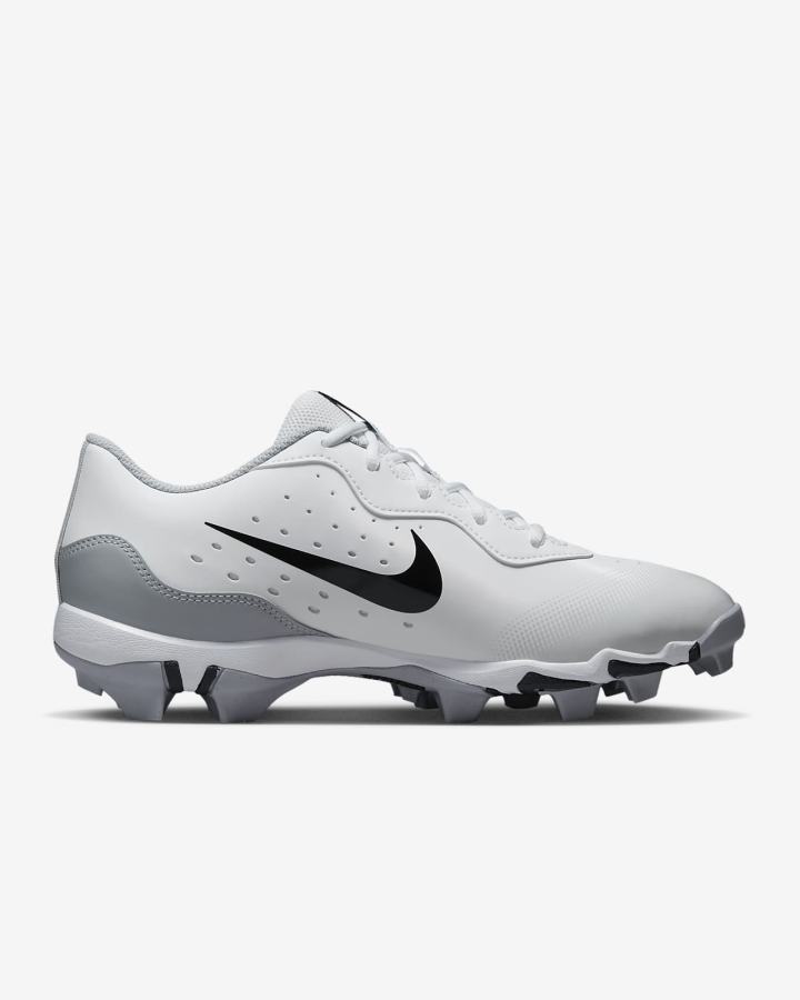 Zapatillas de Beisbol Nike Alpha Huarache 4 Keystone Hombre Blancas Gris Plateadas Negras | XAJFL-2473