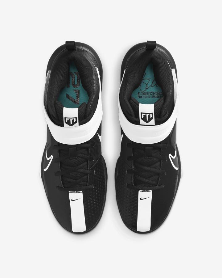 Zapatillas de Beisbol Nike Force Trout 7 Pro MCS Hombre Negras Turquesa Blancas | DTNXK-5890