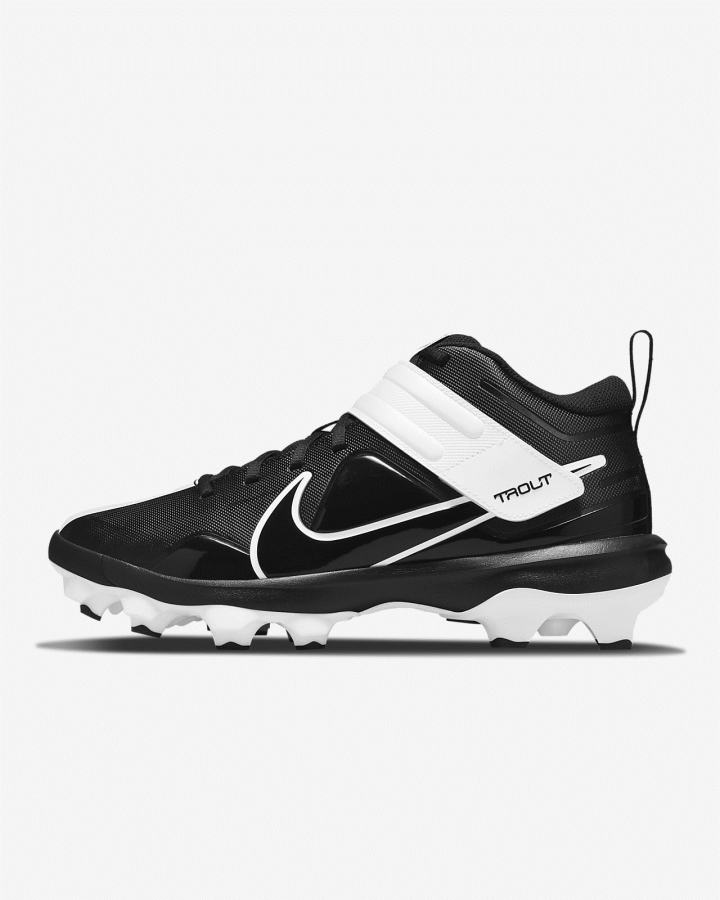 Zapatillas de Beisbol Nike Force Trout 7 Pro MCS Hombre Negras Turquesa Blancas | DTNXK-5890