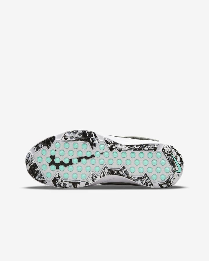 Zapatillas de Beisbol Nike Force Trout 7 Turf Kids Niño Gris Blancas Turquesa Negras | TQZXD-4735