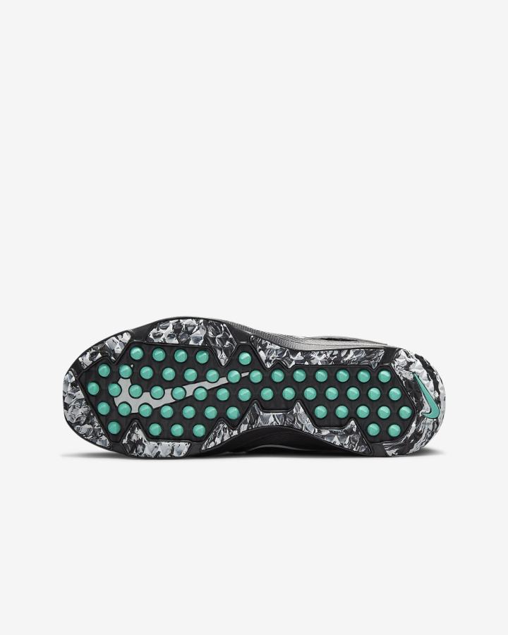 Zapatillas de Beisbol Nike Force Trout 7 Turf Kids Niño Negras Turquesa Blancas | XOLHN-1649