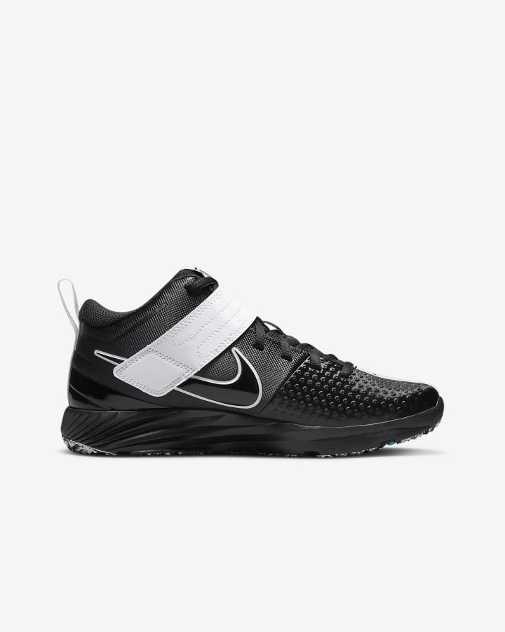 Zapatillas de Beisbol Nike Force Trout 7 Turf Kids Niño Negras Turquesa Blancas | XOLHN-1649