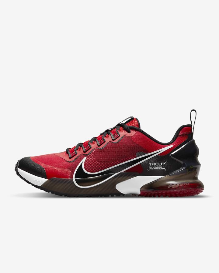 Zapatillas de Beisbol Nike Force Zoom Trout LTD Turf Hombre Rojas Blancas Rojas Claro Negras | ROPJM-5372