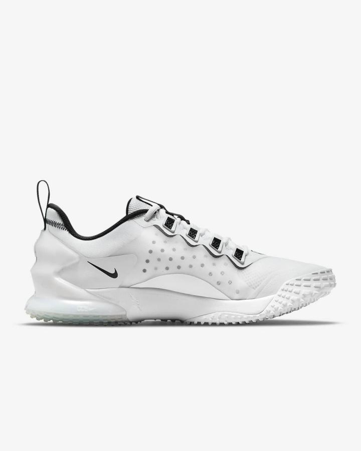 Zapatillas de Beisbol Nike Force Zoom Trout LTD Turf Hombre Blancas Gris Turquesa Metal Plateadas | RVQGT-6795