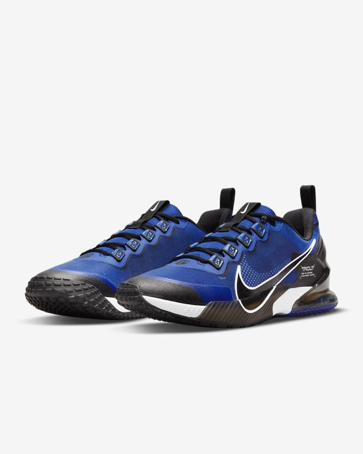 Zapatillas de Beisbol Nike Force Zoom Trout LTD Turf Hombre Azul Real Blancas Azules Negras | SVBKZ-0456